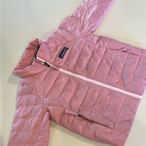 Patagonia Kids Light Pink Puffer Coat